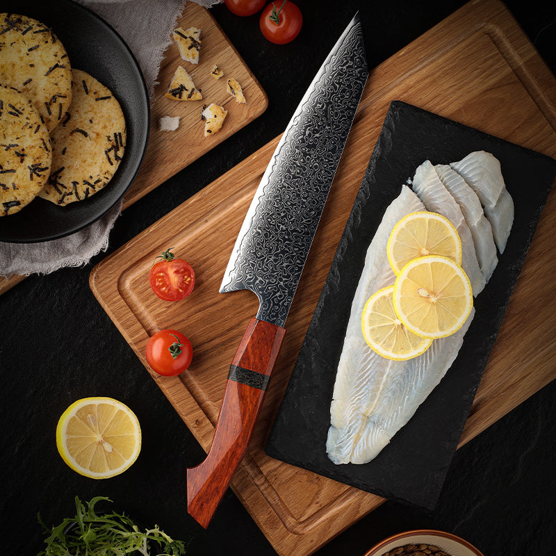 Couteau Santoku Damas | 10Cr15CoMoV