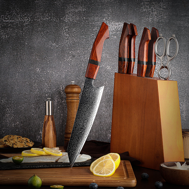 Couteau Santoku Damas | 10Cr15CoMoV