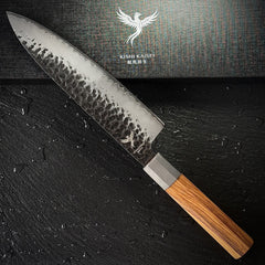 Couteau Gyuto japonais et son coffret Kishi Kaisei