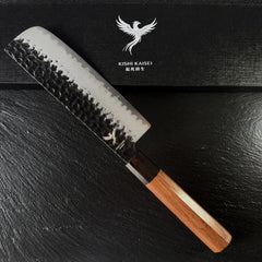 Couteau Nakiri japonais et son coffret Kishi Kaisei