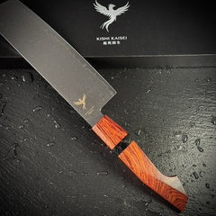 Couteau Nakiri japonais et son coffret Kishi Kaisei