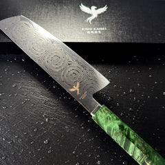 Couteau Nakiri japonais et son coffret Kishi Kaisei